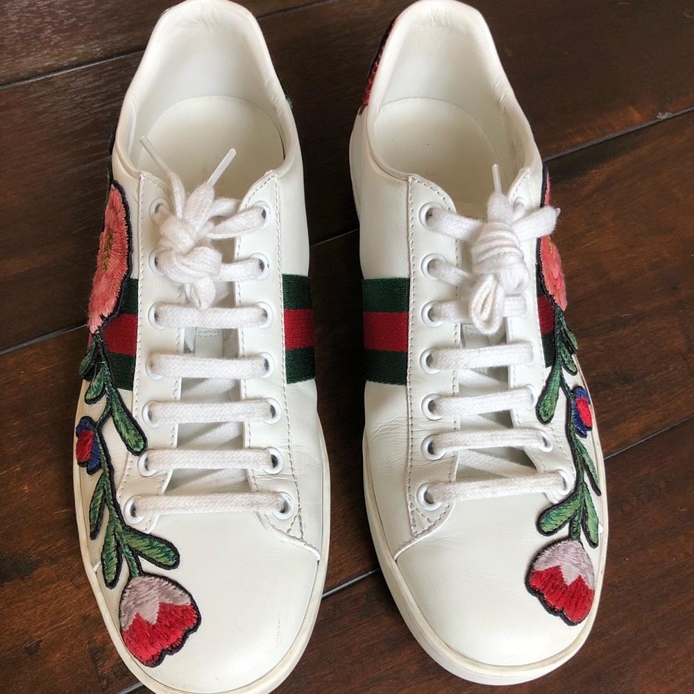 Gucci Ace Embroidered Sneakers